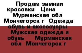 Продам зимнии кросовки › Цена ­ 500 - Мурманская обл., Мончегорск г. Одежда, обувь и аксессуары » Мужская одежда и обувь   . Мурманская обл.,Мончегорск г.